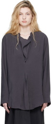 Studio Nicholson Gray Pampa Blouse