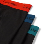 Calvin Klein Underwear - Three-Pack Stretch-Cotton Boxer Briefs - Men - Black