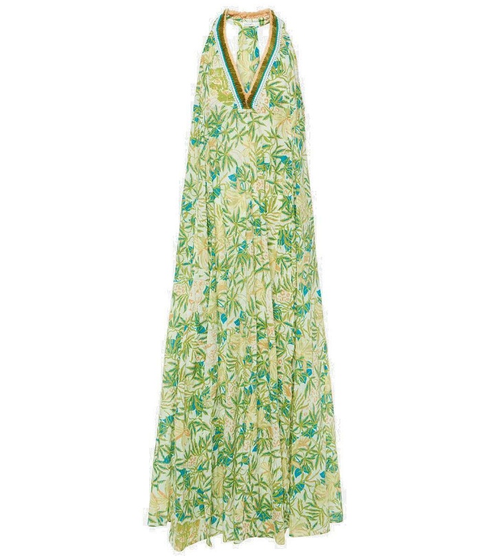 Photo: Poupette St Barth Nava floral cotton maxi dress