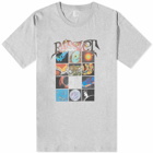 PACCBET Men's Space Logo T-Shirt in Grey Melange