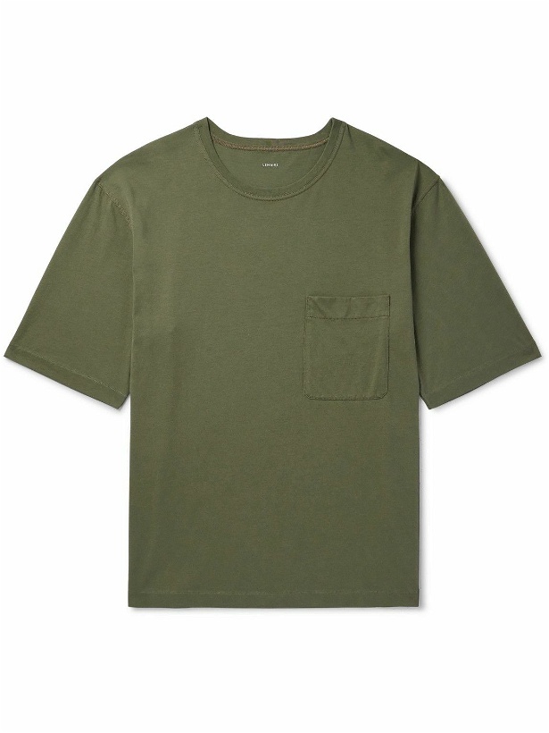 Photo: Lemaire - Cotton-Jersey T-Shirt - Green