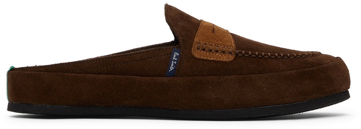 Photo: PS by Paul Smith Brown Nemean Slip-On Loafers