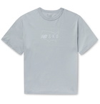 Save Khaki United - New Balance Logo-Print Supima Cotton-Jersey T-Shirt - Gray