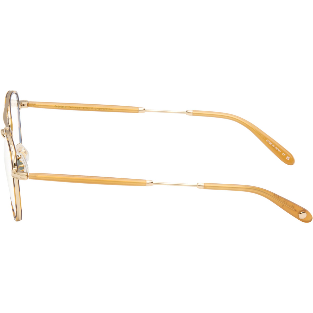 Garrett Leight Gold Linnie Glasses