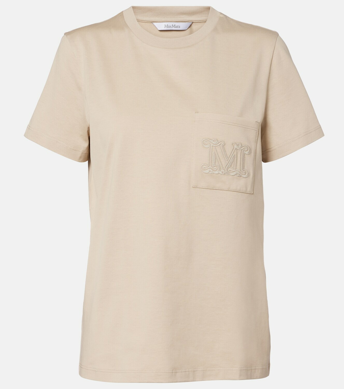 Max Mara Monogram cotton jersey T-shirt