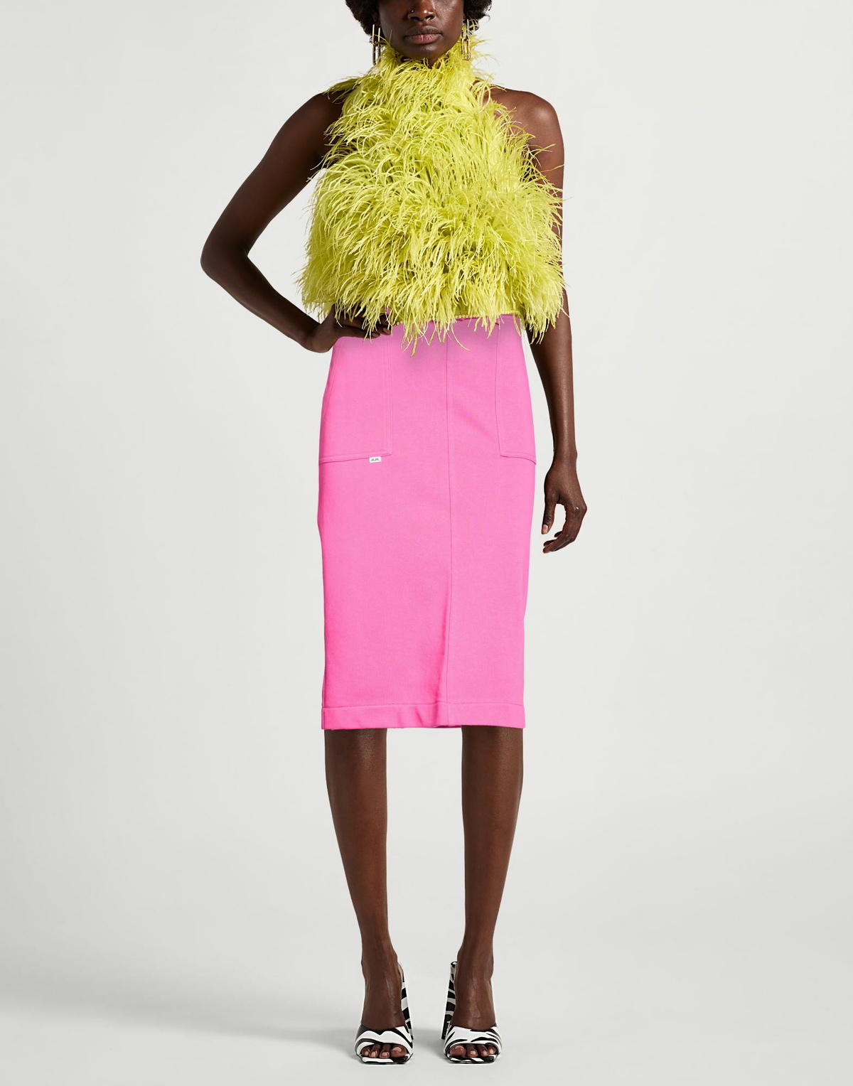 Jijil Womens Midi skirt Fuchsia