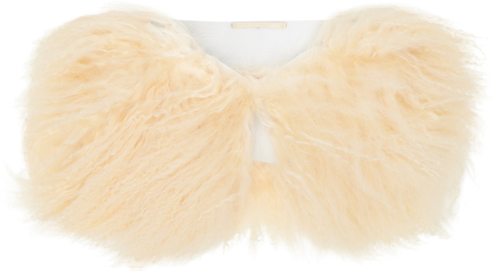 Photo: Cawley Off-White Shearling Collar