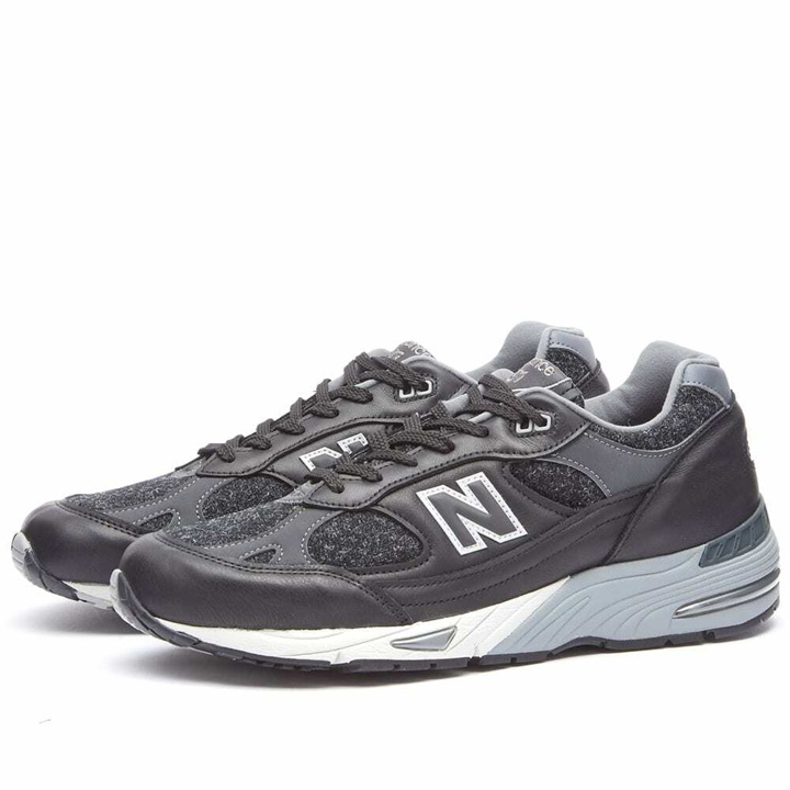 Photo: New Balance Men's M991DJ - Made in England Sneakers in Black/Grey