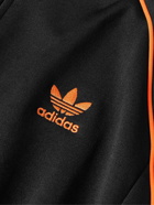 adidas Originals - Adicolor Classics Logo-Embroidered Striped Tech-Jersey Track Jacket - Black