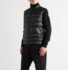 Moncler Grenoble - Wool-Blend and Quilted Shell Down Ski Jacket - Black