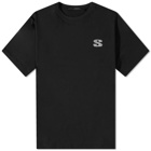 Stampd Men's Chrome Flame Relaxed T-Shirt in Black