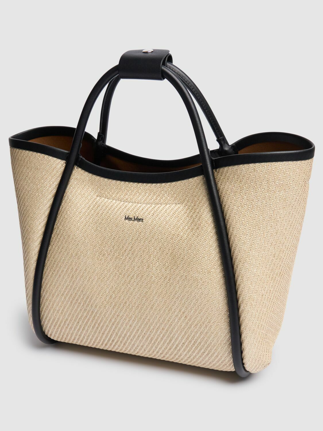 MAX MARA S Summer Marin Raffia Effect Tote Bag Max Mara