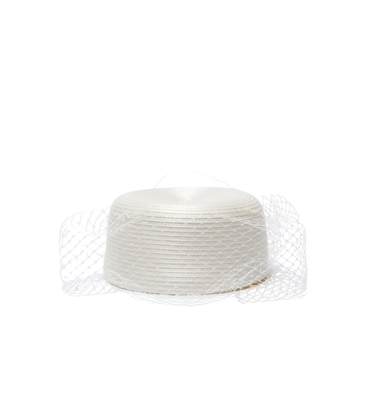 Photo: Jennifer Behr Silk-blend hat