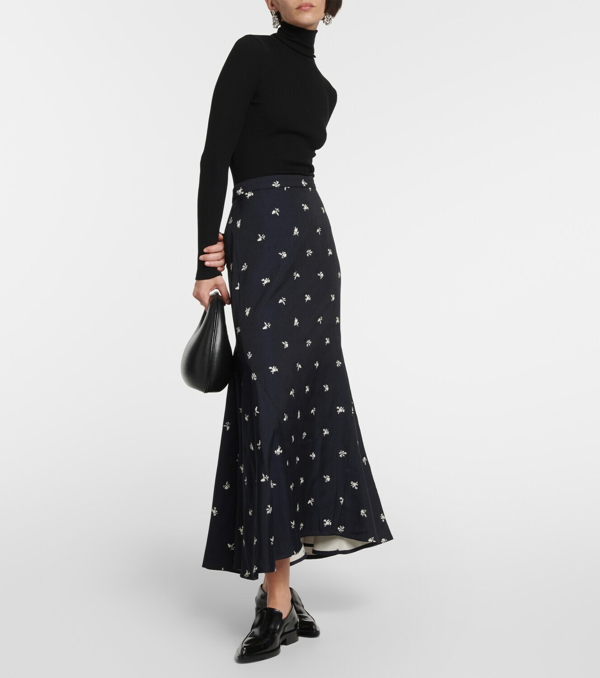 Erdem Floral jacquard midi skirt Erdem