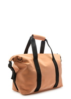 Rains Hilo Weekend Small Rubberised Holdall - Peach - One Size