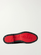 Christian Louboutin - Trapman Leather Lace-Up Boots - Black