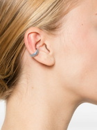 Tom Wood Silver Rhinestone-Embellished Ear Cuff