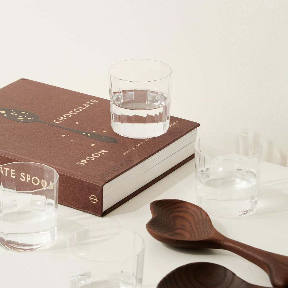 HAY Angle Glass Wide - Set of 4 in Clear 