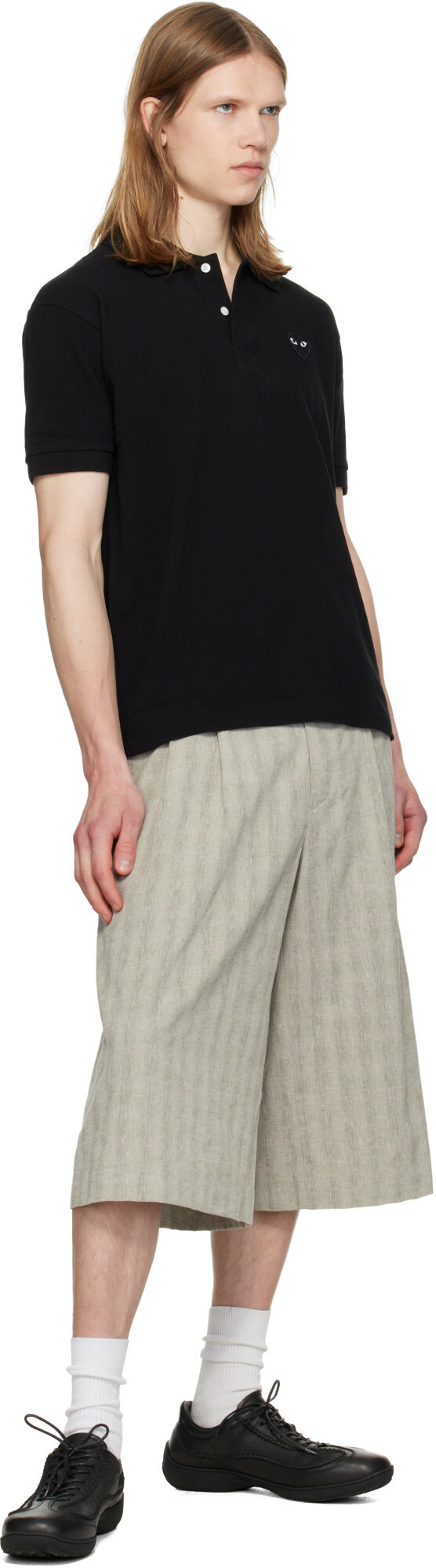 COMME des GARÇONS PLAY Black Heart Emblem Polo