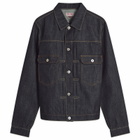 Dubbleware Men's Type II Denim Jacket in Indigo