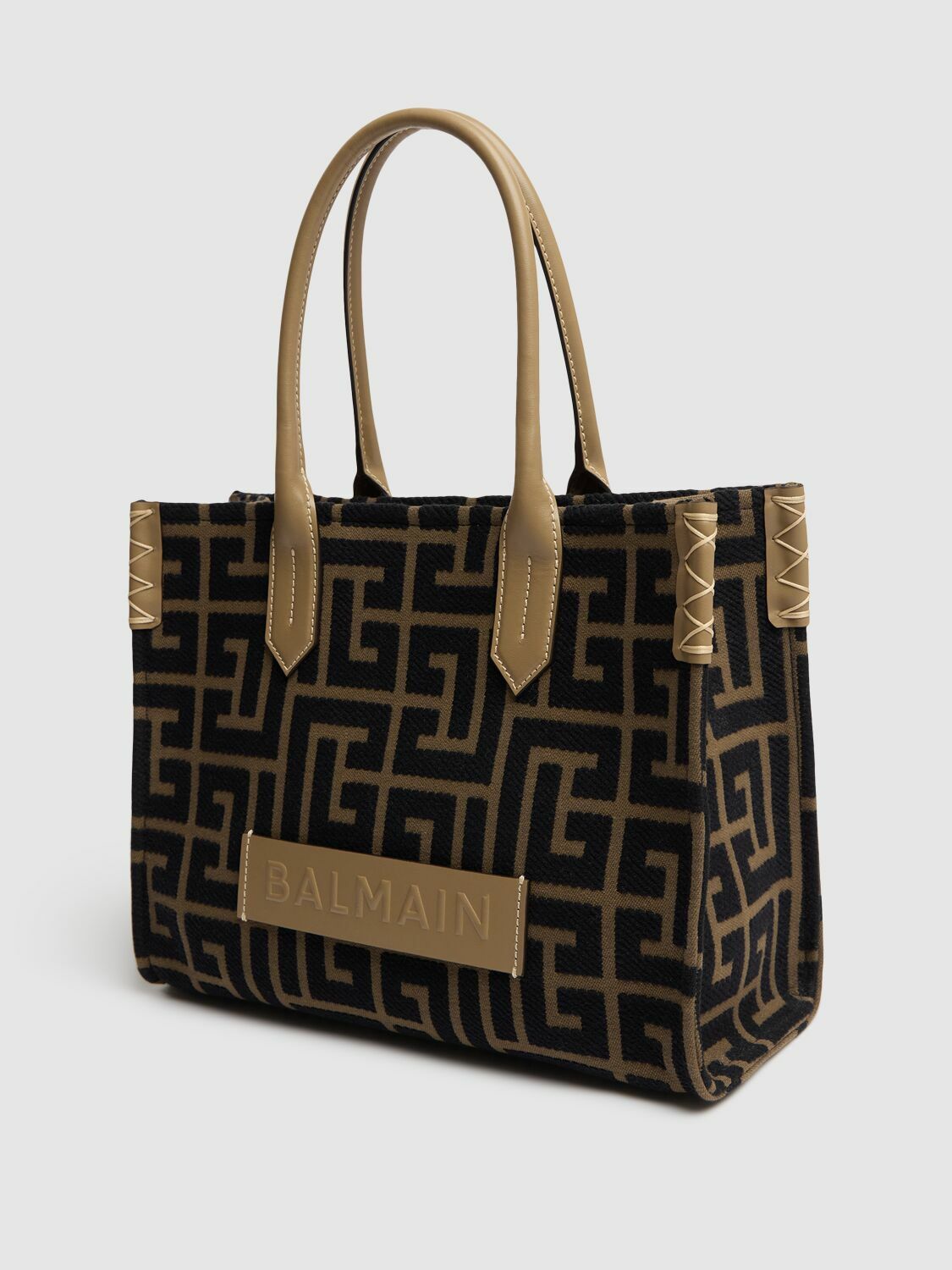 BALMAIN B-army Shopper 36 Monogram Tote Bag Balmain