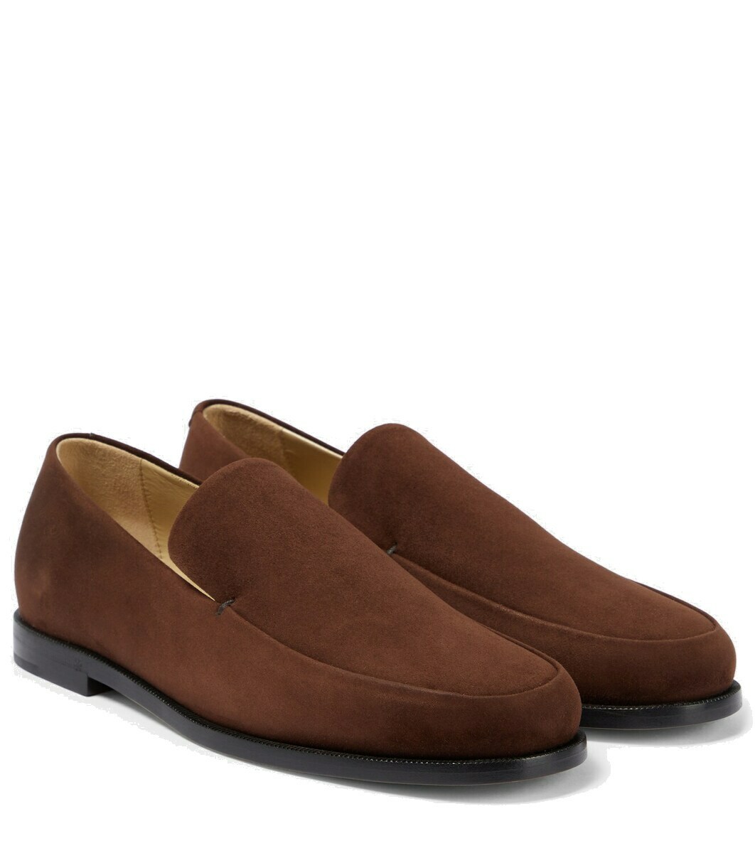 Salvatore ferragamo discount alessio suede loafers