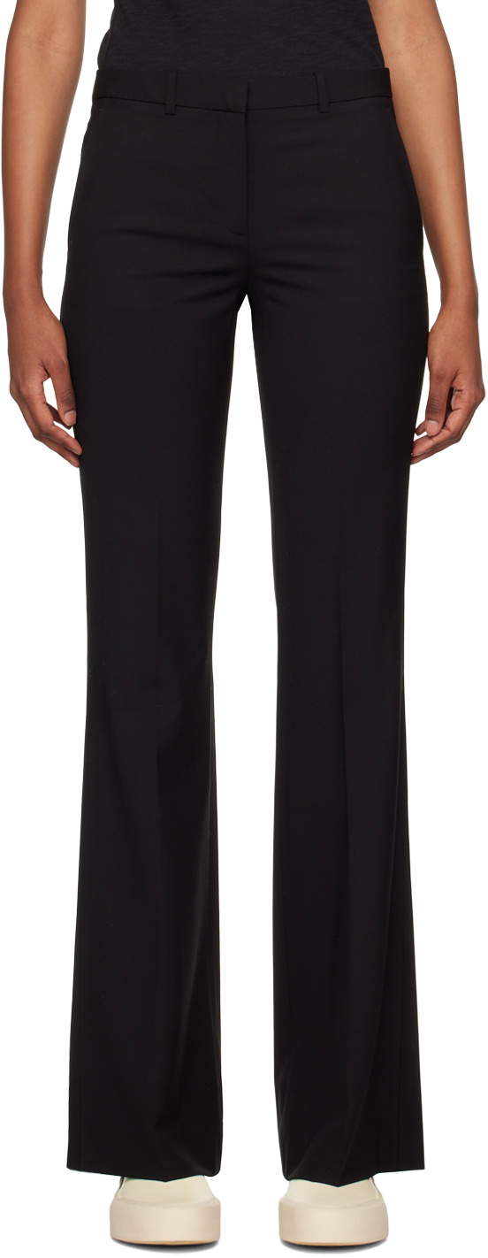 Theory Black Demitria Trousers