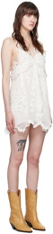 Isabel Marant White Virginia Minidress