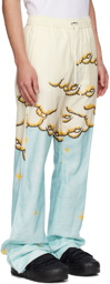 AMIRI Blue & Off-White Sunscape PJ Trousers