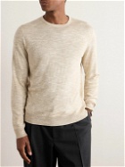 Loro Piana - Linen and Silk-Blend Sweater - Neutrals