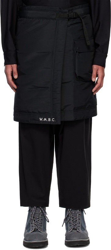 Photo: White Mountaineering®︎ Black Taion Edition Wrap Skirt