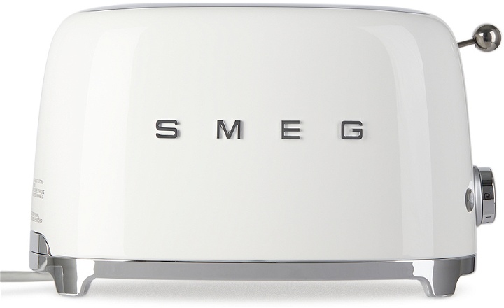Photo: SMEG White Retro-Style 2 Slice Toaster