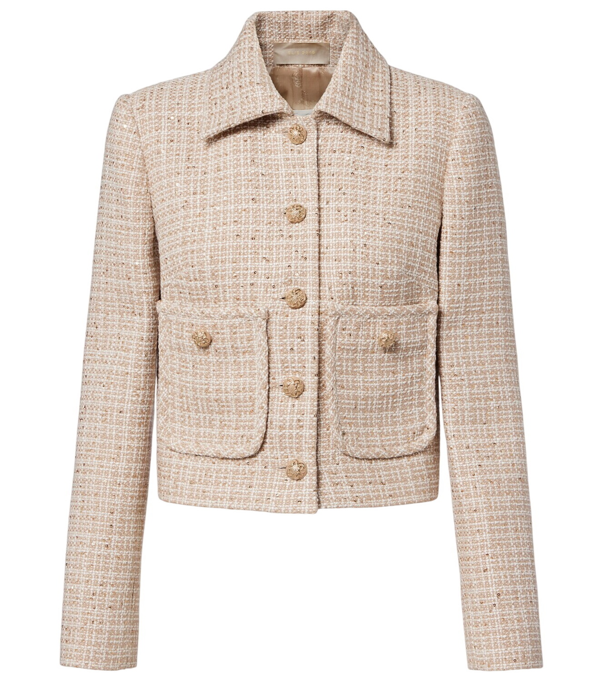 Elie Saab Sequined tweed jacket Elie Saab