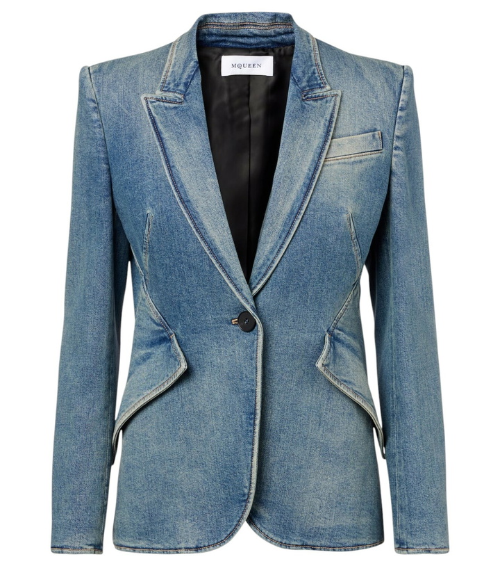 Photo: McQueen Denim blazer