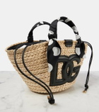 Dolce&Gabbana Kendra Medium raffia tote bag