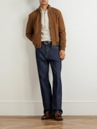 Altea - Suede Bomber Jacket - Brown