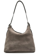 Lemaire Belted Suede Hobo bag - Brown - One Size