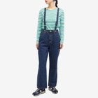 L.F. Markey Women's Hart Trouser Suspenders in Indigo