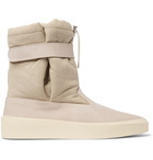 Fear of God - Suede and Canvas High-Top Sneakers - Neutrals