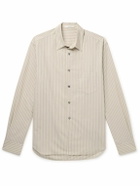 The Row - Ashford Striped Organic Cotton Shirt - Neutrals