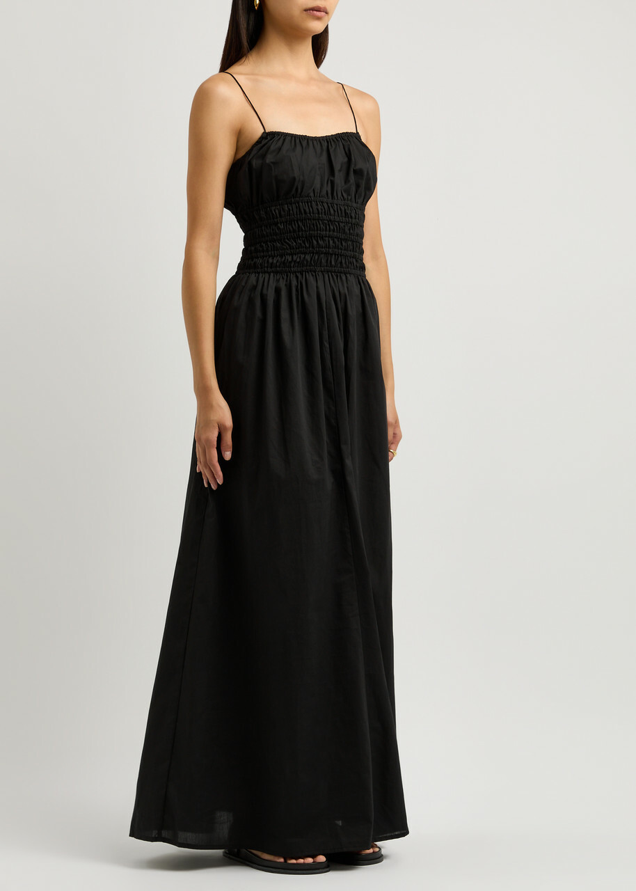 chinese dress ladies Faithfull the Brand Denise Maxi Dress in Black  MERAKI Boutique