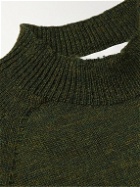 Margaret Howell - MHL Merino Wool Mock-Neck Sweater - Green