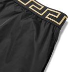 Versace - Long-Length Wide-Leg Swim Shorts - Men - Black