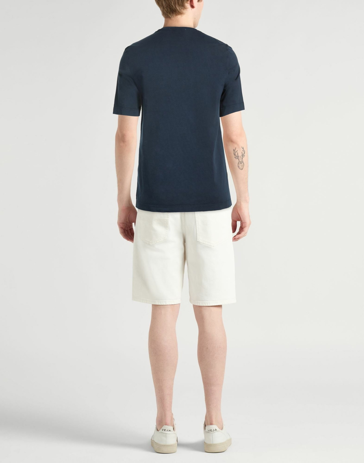 Drumohr Mens T-shirt Midnight in Blue