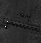 Stüssy - Bryan Snake-Print Jersey Blouson Jacket - Black