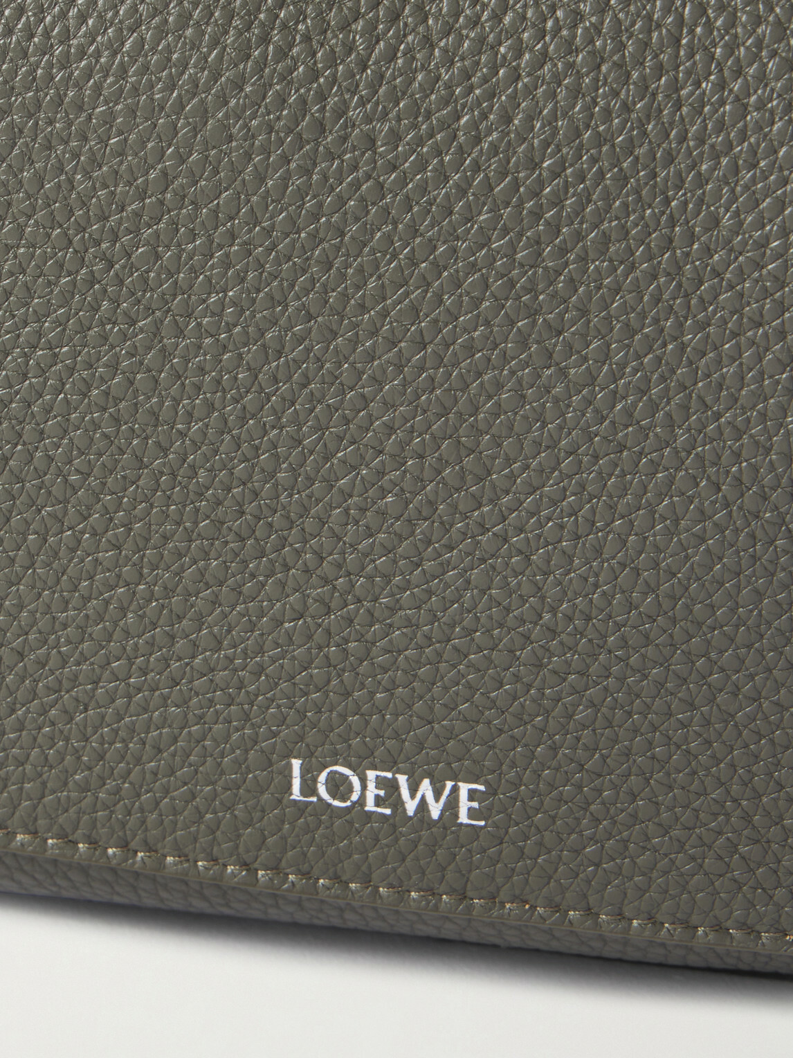 LOEWE - Pebble Full-Grain Leather Messenger Bag