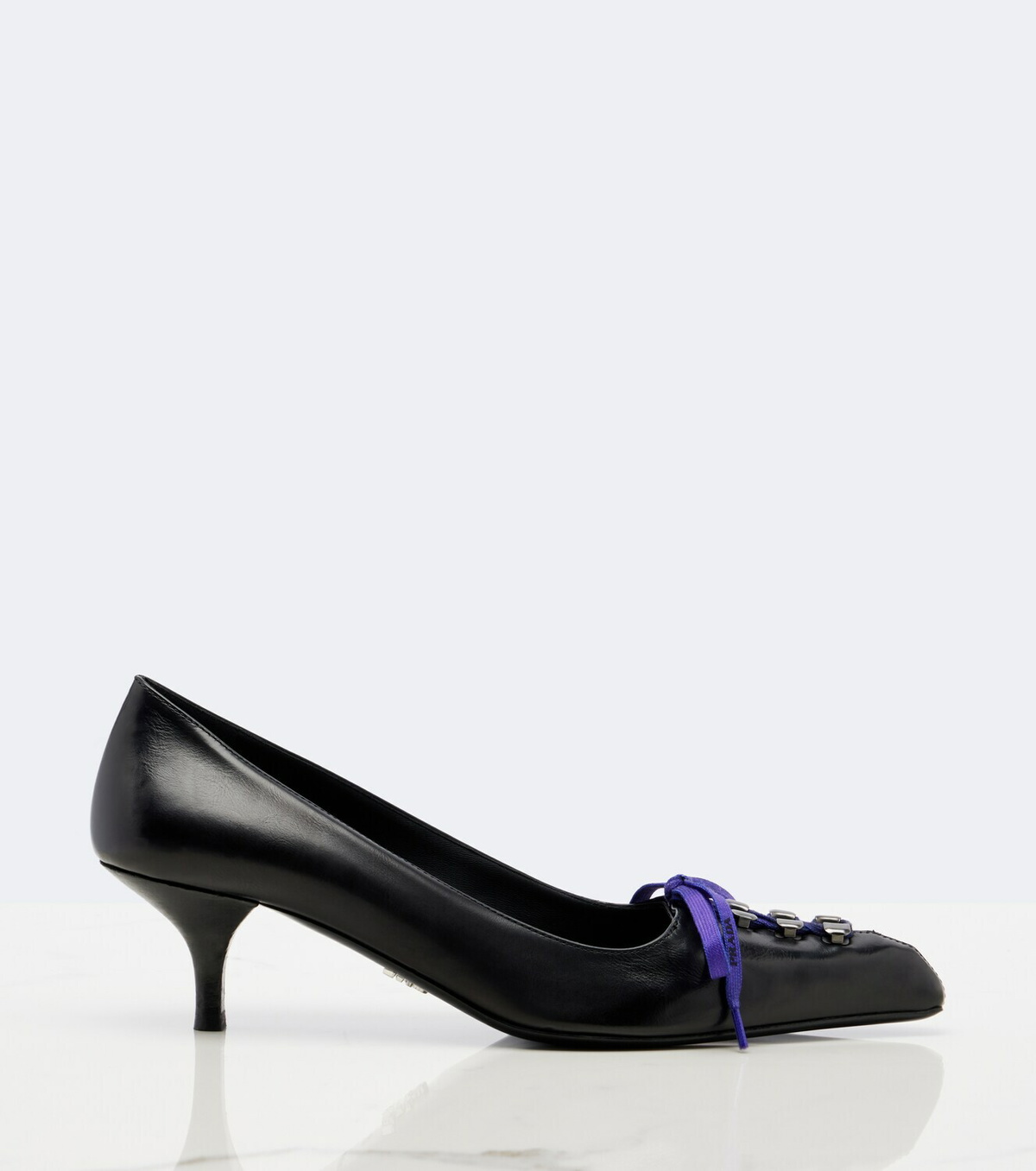 Prada Bow-detail leather pumps