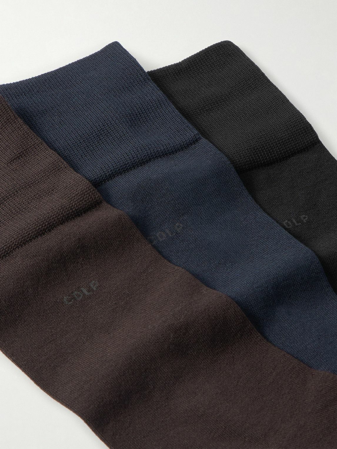 CDLP - Pack of Six Cotton-Blend Socks - Multi