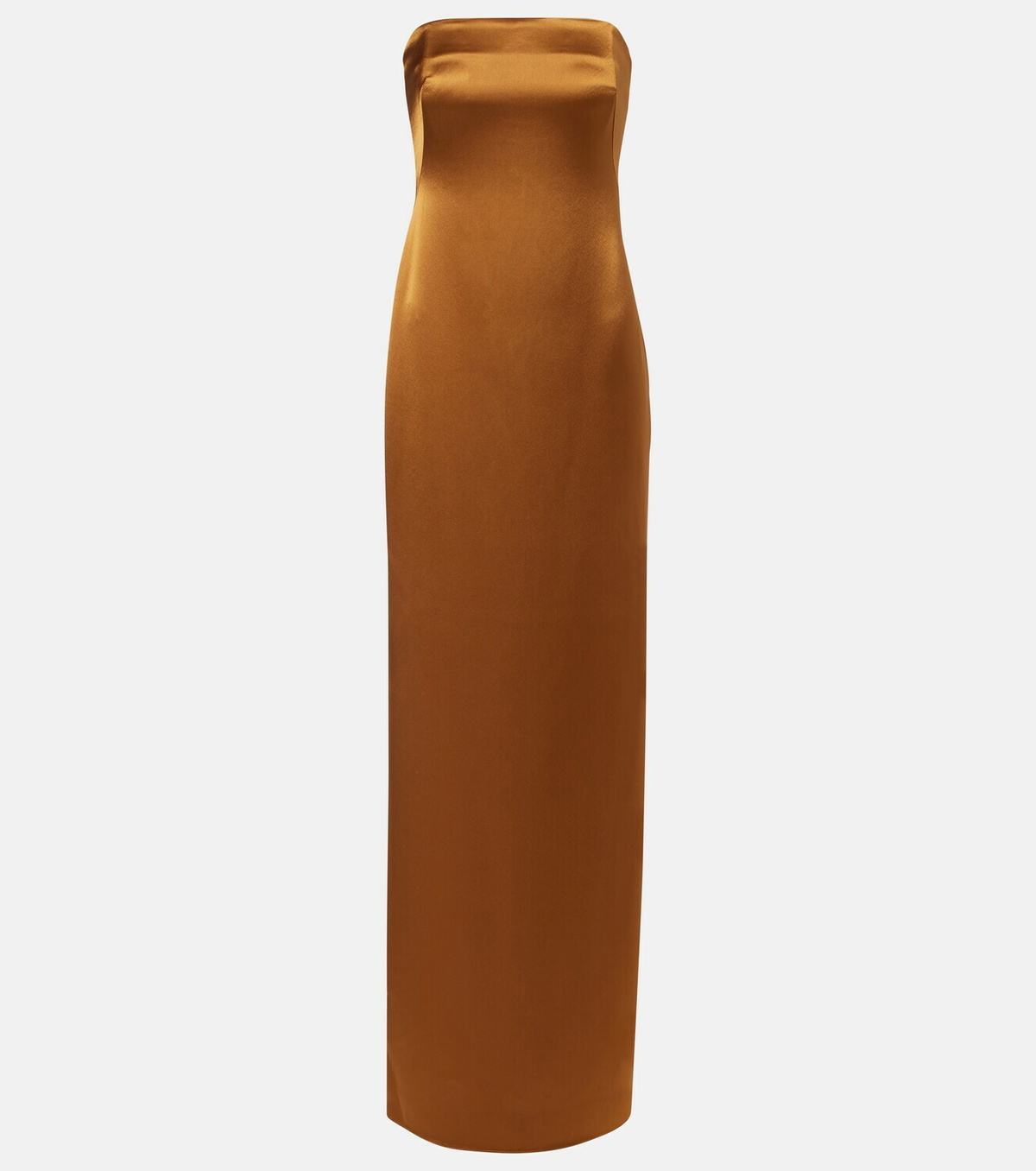 Galvan Satin bustier gown