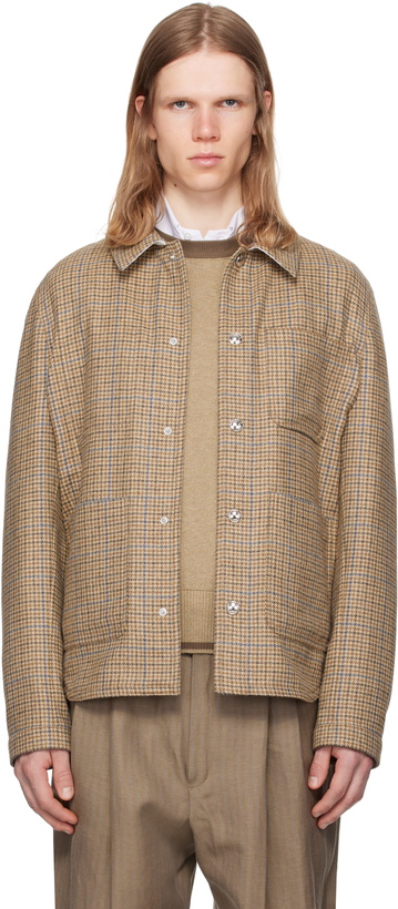Photo: Thom Browne Brown Snap Utility Jacket